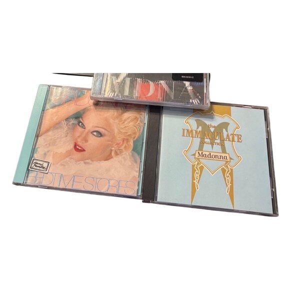 CD Madonna Music Lot of 3 MDNA, Bedtime Stories & The Immaculate Collection - Picture 2 of 16